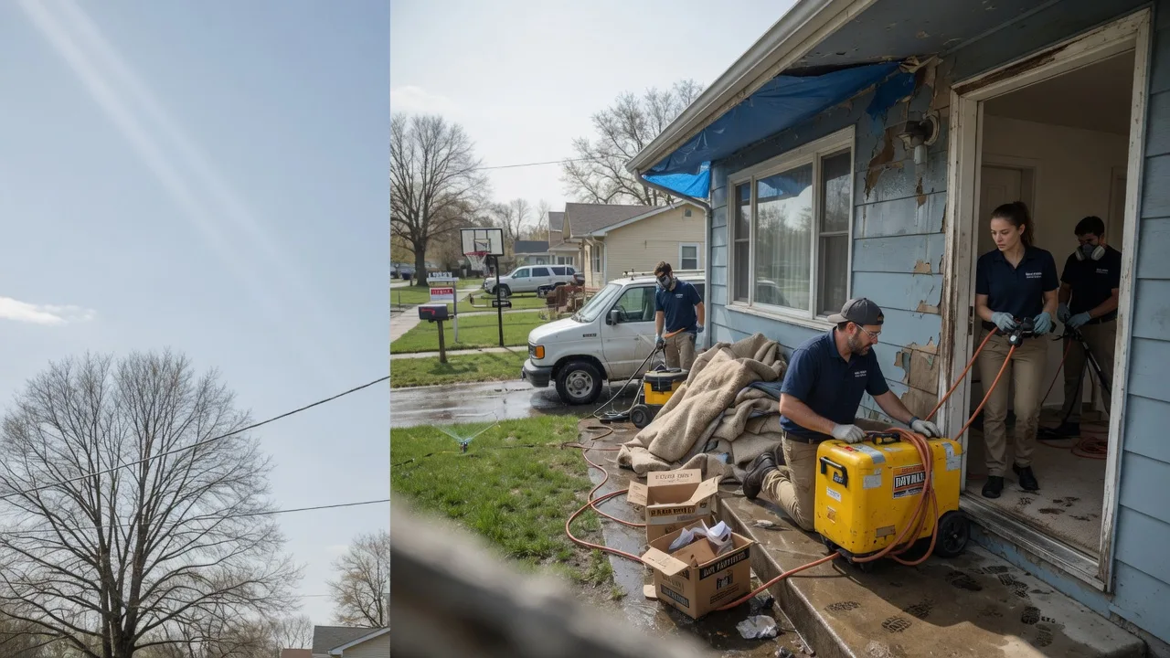 Basement Flood Cleanup in Norwich, KS near me